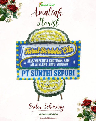 Papan Bunga Duka di Muara